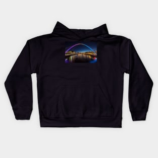 The mighty river Tyne Kids Hoodie